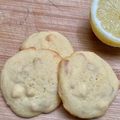 Cookies au citron et chocolat blanc 