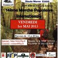 Marche Populaire FFSP Haute-Marne - Vendredi 1 mai 2015