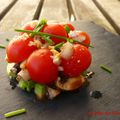 TARTARE De Tomates Cerises Avocat Champignons