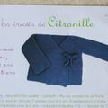 Lot de 3 fiches "les tricots de Citronille" fille - Vendu