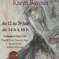  Exposition KARYN BAVOUX du 12 au 29 Juin 2014