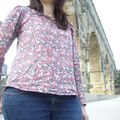 blouse à effet gigot