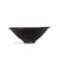 A Xinan black-glazed conical bowl, Song dynasty (960-1279)