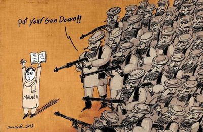 Put your gun down !! - par Doaa Eladl - février 2013