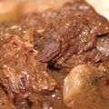 boeuf bourguignon aux champignons