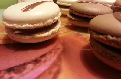 Macarons au chocolat au lait