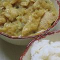 Curry de poulet au lait de coco et citron