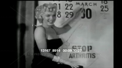 Gifs Marilyn "Stop l'Arthrose" (1) - 1955