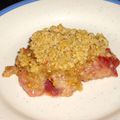 Crumble fraise banane