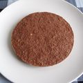 "cheesecake" au cacao et aux protéines de pois (sans oeufs, sans sucre et sans cuisson) 