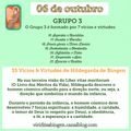 MENSAGEM DO DIA 06 DE OUTUBRO: Grupo 3 - Vícios & Virtudes 