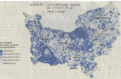 REGIONALES 2015: la géographie électorale normande au 6 décembre 2015