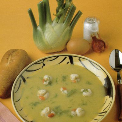 Velouté aux pétoncles