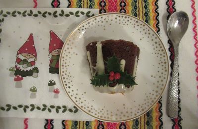 Gâteau de Noël chocolat-orange