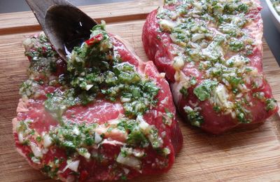 entrecôte sauce chimichurri ou comment sublimer une viande