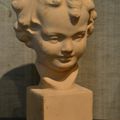 Sculpture/ Tête d'enfant