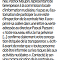 Visite d'inspection
