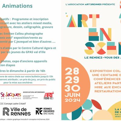 Expo Le 28, 29, 30 juin - à "La Grande Halle de La Courrouze"