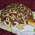 Tortue... gâteau vanille-chocolat !