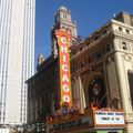 Le Chicago Theatre, la premiere chose vue en