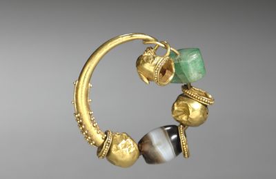 Earring, 500–400 BCE, Cyprus