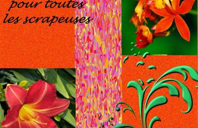 des fleurs pour toutes les scrapeuses