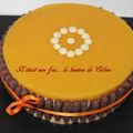 Entremet ananas coco mangue