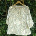 Blouse fleurie