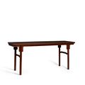 A huanghuali recessed-leg table, jiatousun pingtou'an, 17th-18th century