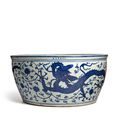 Ming dynasty blue and white from the Alan and Simone Hartman collection sold at Bonhams New York, 14 December 2023