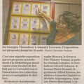 Exposition à la bibliothèque Deubel de Belfort, les Terrifortains aux Jeux Olympique d’été, L’Est Républicain en parle !