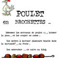 CLXIX ... Brochettes de Poulet aux 5  épices ...