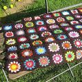 Couverture crochet: Ma couverture Sunburst en crochet - Partie 1