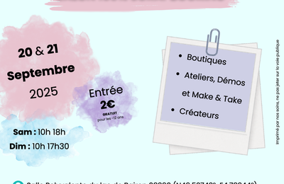 Salon 100% Scrapbooking les 20 & 21 septembre 2025 (08390)