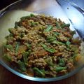 Parmentier d'haricots verts