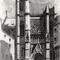 Porche de la cathédrale de Clermont