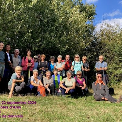 LES COTES D'AREY - LUNDI 23 SEPTEMBRE 2024