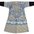 A fine 'kesi' robe with dragons among auspicious motifs and flowers, 