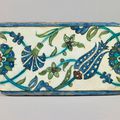 Tile, Syrian, late 16th century, Ottoman period (1281–1924)