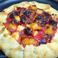 TARTE RUSTIQUE AUX PRUNES ROUGE