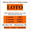 SAINT NICOLAS D'ATTEZ - Loto