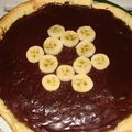 TARTE AU CHOCOLAT ET A LA BANANE