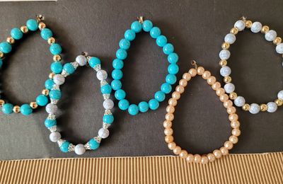 Bracelets en perles 