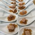 Cuillères au confits d'oignons et foie gras