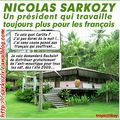 Pas de trève pour Nicolas Sarkozy qui travaille sans relâche pour les plus démunis