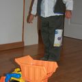 Gilet de grand-père réversible pour petit bonhomme à la mode