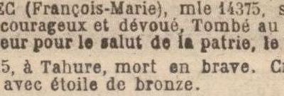 FRANCOIS MARIE BODEC