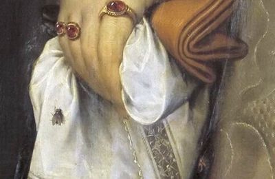 Antonio Moro  (1520-1578), Catherine of Habsburg, Queen of Portugal, 1552-1553 (detail)