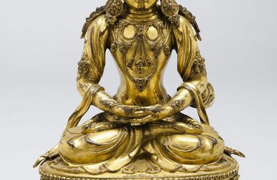 Amitayus, the Buddha of Infinite Life, Ming Dynasty (1368-1644), Xuande Period (1426-1435)