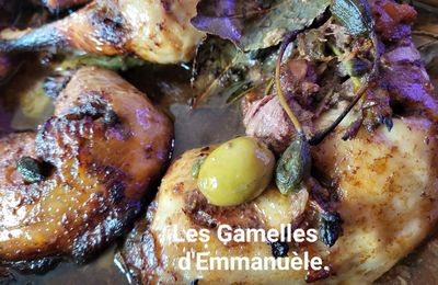 Poulet Marbella (copié collé d'Yotham Ottolenghi)
